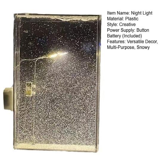 1/2/3 набора Ночник «Снежная ночь» Набор для DIY Рождественская лампа «Снежная сцена» Идеальный эмоциональный подарок Украшение для дома и офиса