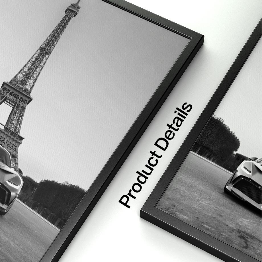 Настенная картина на холсте, черный, белый цвет, Париж, город, гоночный автомобиль, винтажный автомобиль, декор для гостиной, постеры и принты, настенная картина