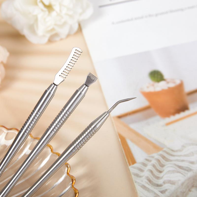 Инструменты для завивки ресниц, металлические стержни для очистки, косметический инструмент для ламинирования ресниц, разделительный инструмент, принадлежности для наращивания ресниц