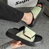Высококачественные мужские тапочки Мужская летняя уличная обувь 2025 Новый тренд Повседневные крутые сандалии Нескользящие пляжные шлепанцы Chanclas De Hombre