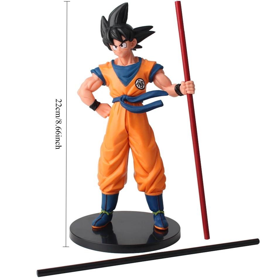 Фигурка Аниме Dragon Ball Goku Супер Сайян 22 см Модель Фигурки Действия Goku Подарки для Детей Фигурка Действия Игрушка Фигурка Действия