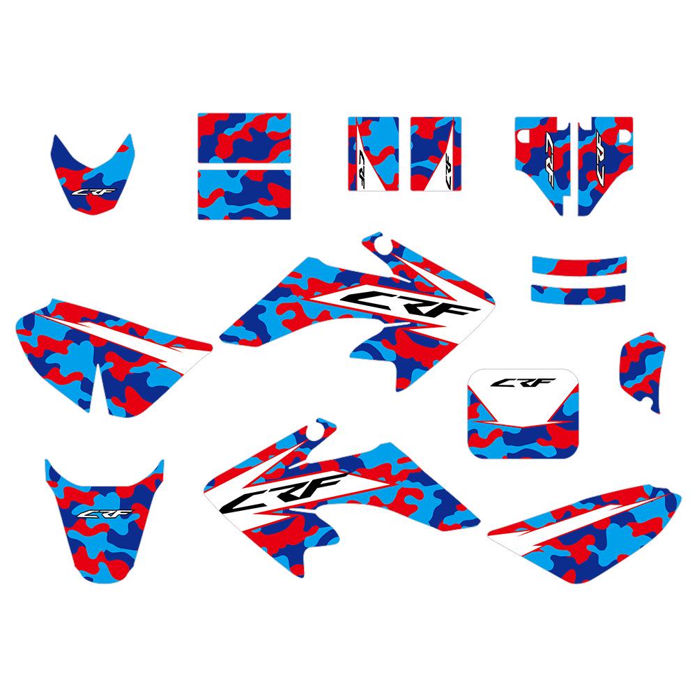 Наклейки для полной оклейки кузова CRF50/CRF50F для мотоциклов и внедорожников (2004-2012 гг.)