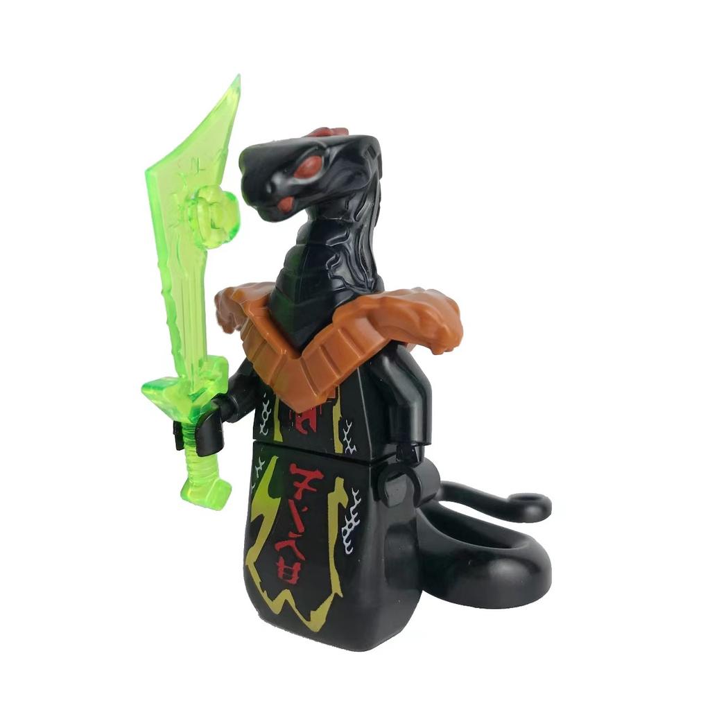 Экшн-фильм, змея, василиск, черепахи, минифигурки с оружием, строительные кирпичи, блоки, модель для мальчиков, подарки на день рождения