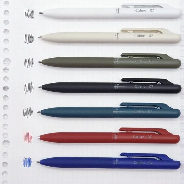 Шариковая ручка Pentel Calme Синяя 10 Масляная ручка, 0,7 мм, Чернила, Ручки, BXA107C-C