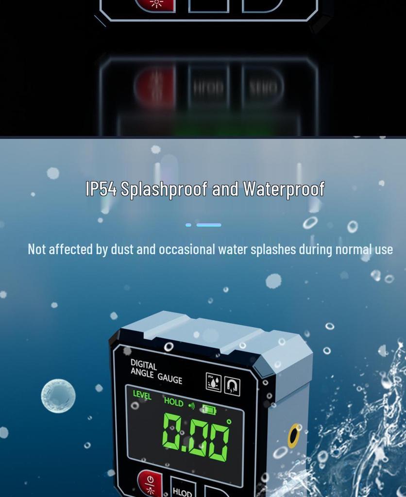 Новый цифровой инклинометр с двойным лазером и сильным магнитным основанием для точных измерений угла