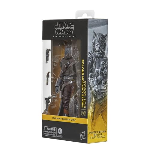 Hasbro Звездные Войны Черная Серия Брут, Звездные Войны: Коллекционный 6-дюймовый скелетный экипаж (15см) Фигурка G0012, Оригинальная