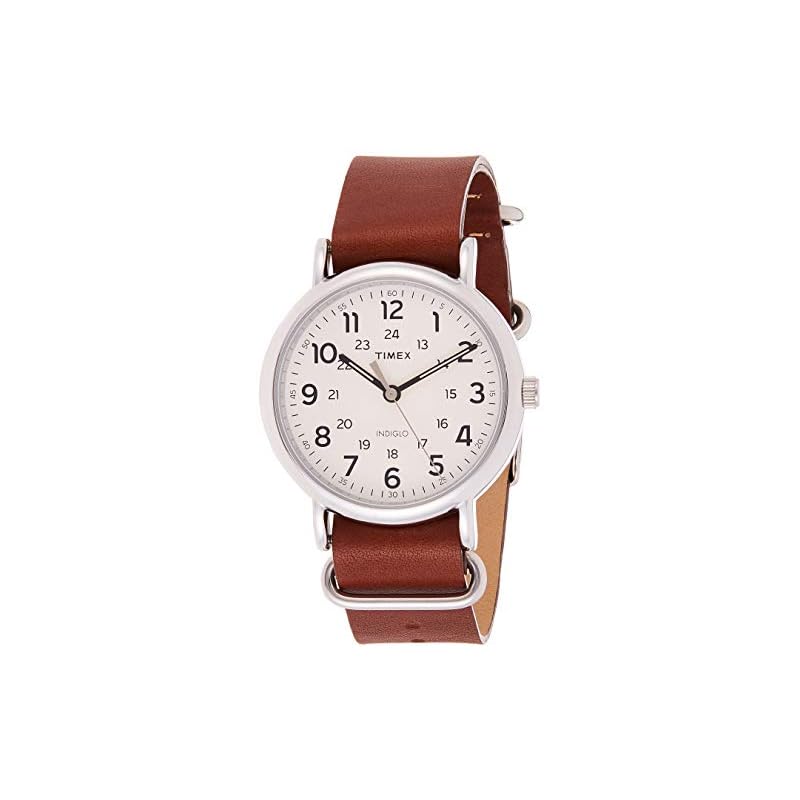 Мужские часы Timex Weekender 40 мм T2P495 Круглогодичные Коричневые