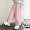 Hello Kitty Повседневные брюки для девочек с кружевной отделкой