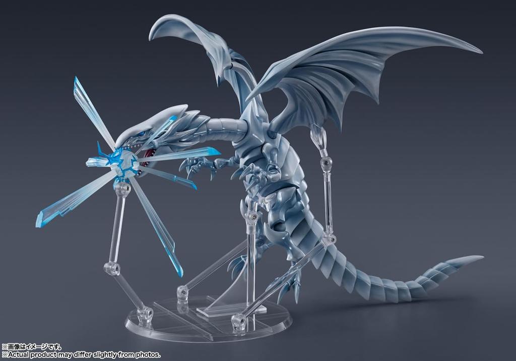 TAMASHII NATIONS MonsterArts Duel Monsters Белый примерно ПВХ АБС раскрашенная подвижная фигурка S.H. Yu-Gi-Oh! Дракон Белые Глаза, 220 мм, &