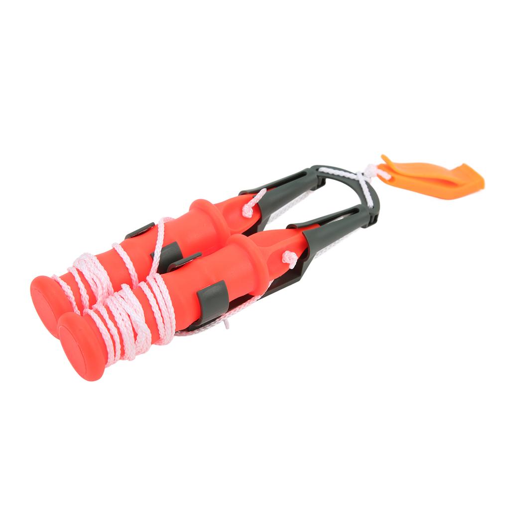 2 шт. Зимние ледорубы для подледной рыбалки с аварийным свистком, рыболовные снасти, инструмент, белая веревка