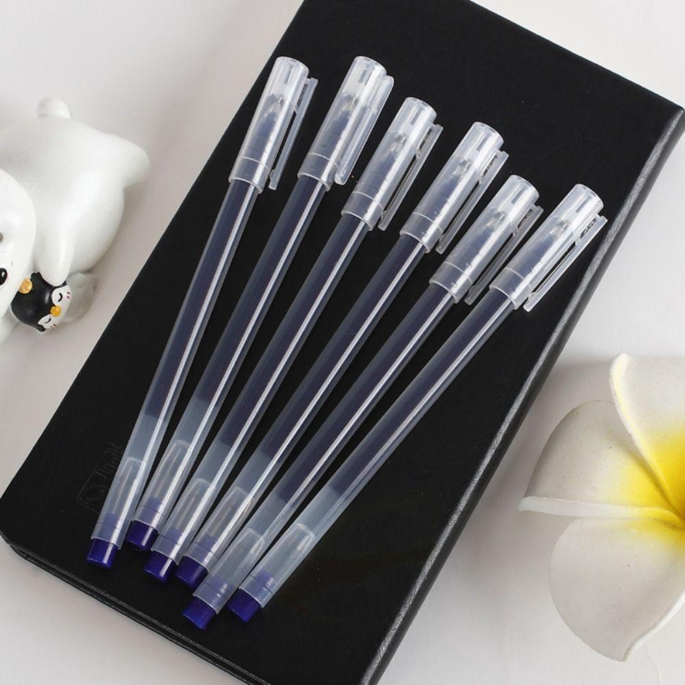 10 шт. Гелевая ручка с игольчатым наконечником 0,5 мм Ручка для подписи Подарок для студентов Нейтральная ручка Школа Офис