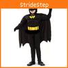 Великолепный детский костюм на Хэллоуин Супергерой Бэтмен Супермен Косплей Костюм для мальчиков и девочек