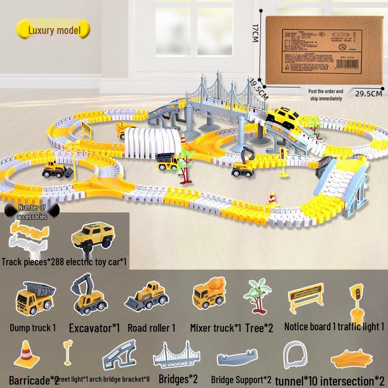 Сделай сам изменяемый трековый автомобиль: Детская образовательная игрушка «Электротехника»