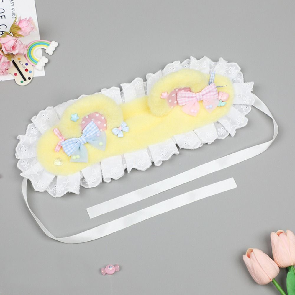 Lace Cat Ears Headband Furry Lolita Bandeau Cute Bear Ear Hair Band Lolita Accessories