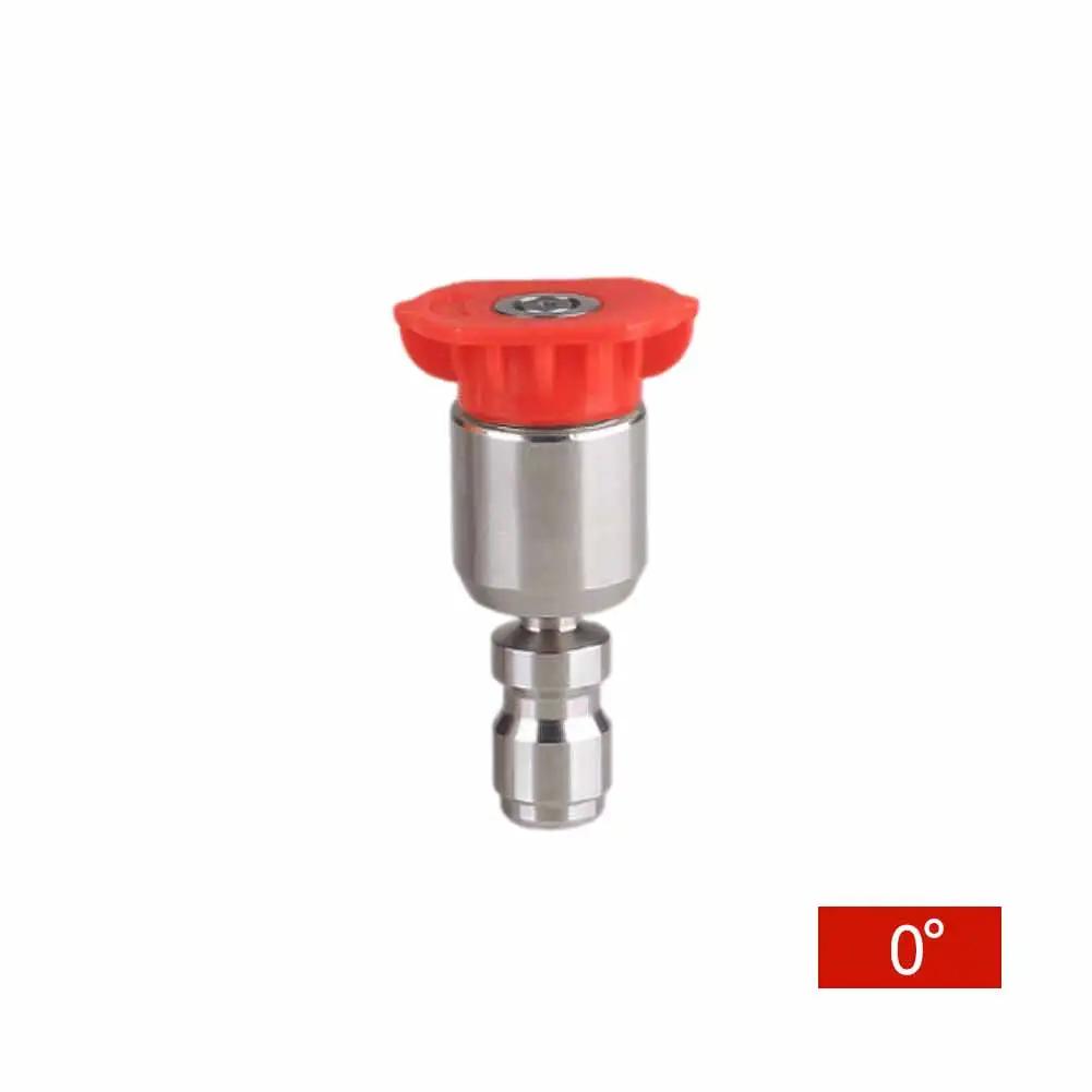 Вращающаяся на 360° насадка для мойки высокого давления автомобиля 4000 фунтов на кв. дюйм Несколько градусов 0° 15° 25° 40° Насадки для мойки с быстрым соединением 1/4