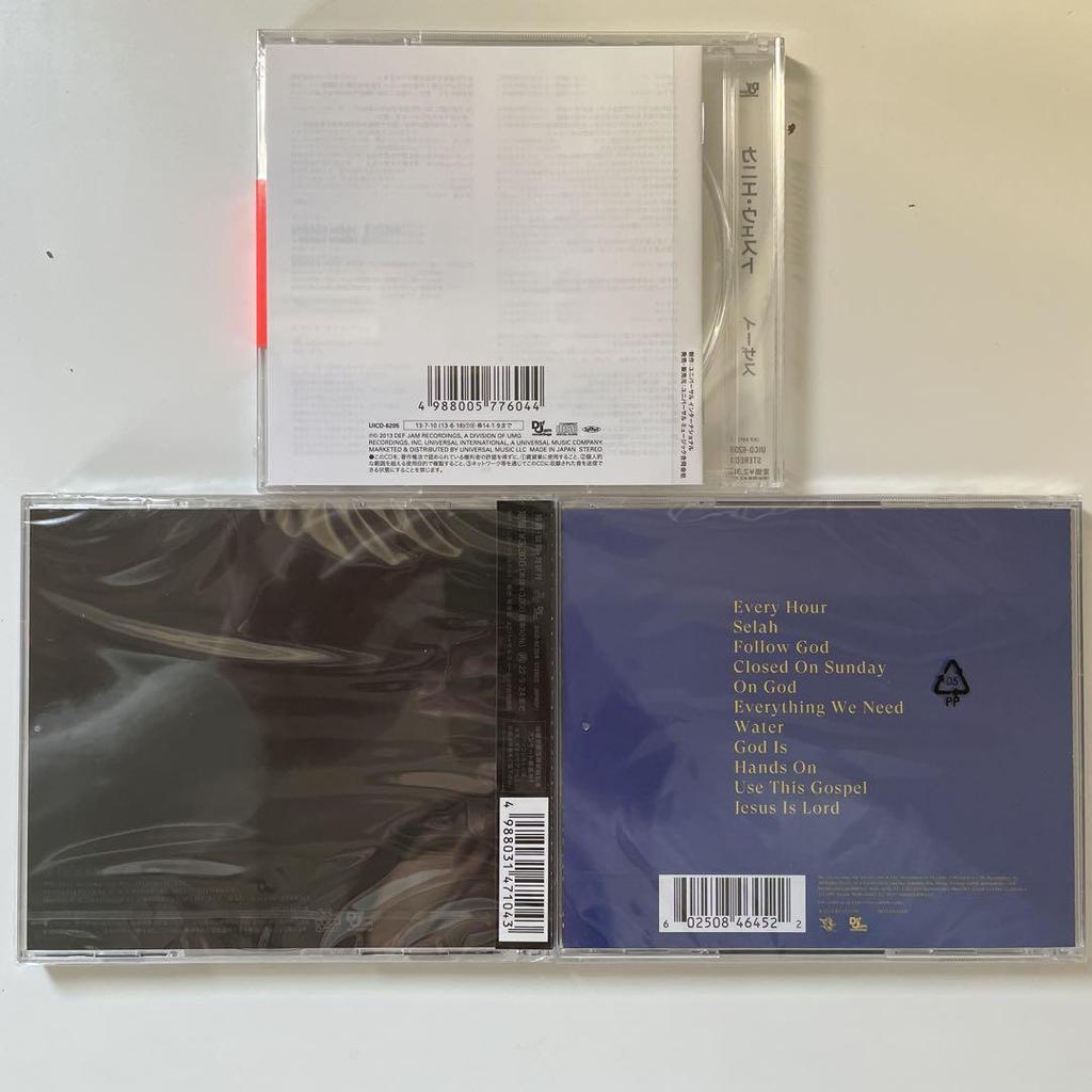 [USED] Kanye West CD 3-piece set DONDA yeezus domestic edition