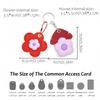 Home Security Door Key Cover Access Control Card Elevator Card Cover Key Chain One Cute Drop Shaped Induction Card Cover