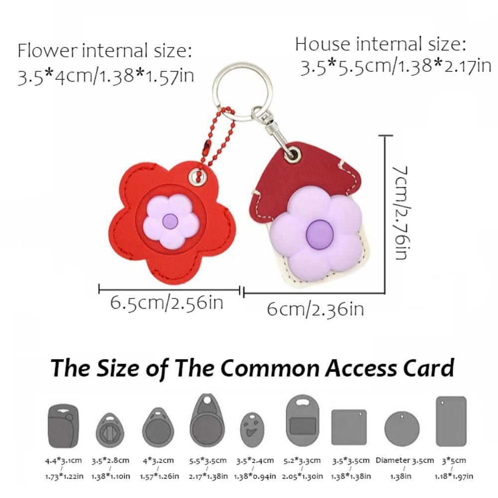 Home Security Door Key Cover Access Control Card Elevator Card Cover Key Chain One Cute Drop Shaped Induction Card Cover