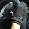 Warm Thick Fingerless Mens Mittens Half Finger Winter Gloves Thermal