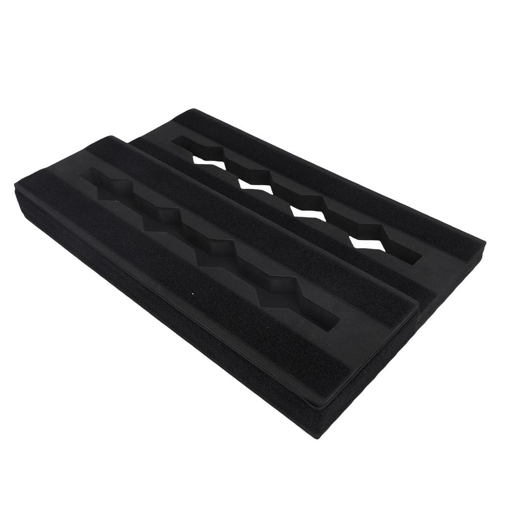 TOPINCN Легкий Эффект ЭВА Держатели для Гитарных Педалей 6-10 Черный Кейс-Доска для Хранения Гитарных Эффект-Педалей, Педалборд, Нескользящий, Педали, Коробка, Аксессуар,