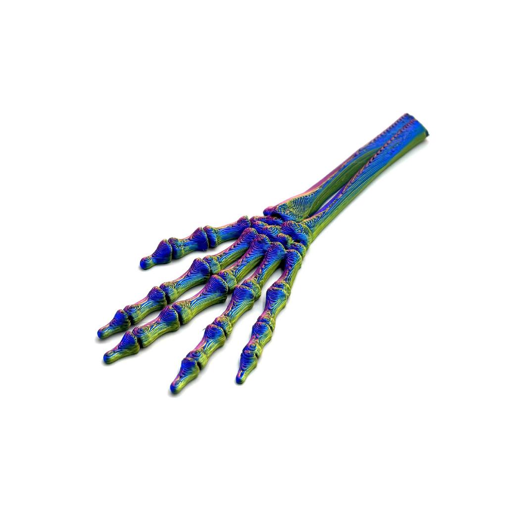 Hand Skeleton Ornament Festival Horror Decoration Props 3d Printed Toys