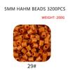 5 мм бусины Hama 57 цветов на выбор Образование для детей DIY игрушка для детей 100% гарантия качества Новейшие бусины Perler