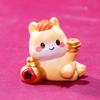 4 шт. Миниатюрная фигурка мультяшной лошади, приносящая удачу, миниатюрный пони