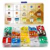 140 Pcs/Box Car Blade Fuse Assortment Kit Mini Blade Fuse Medium Standard Mixed