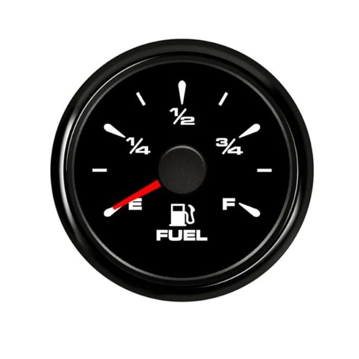 Jauge de Niveau de Carburant, Affichage Numérique à LED 1/2 E-F 3/4E-F 52 mm 0-190 ohm 240-33 ohm