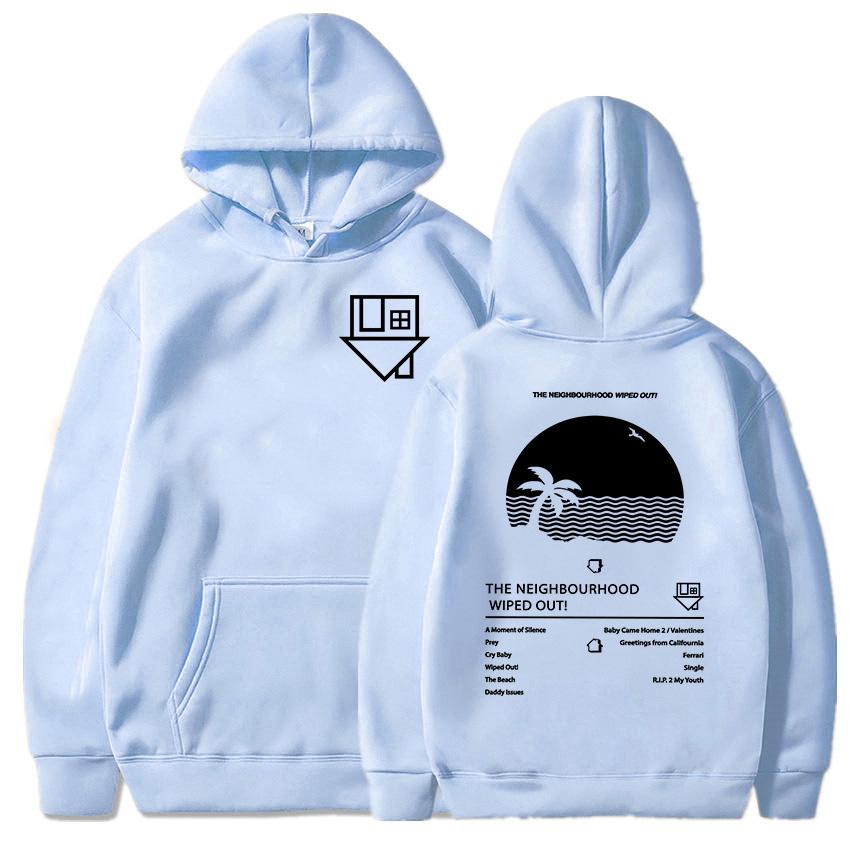 Альбом Wiped Out Принтованные Толстовки NBHD The Neighbourhood Band Свитшоты С Длинным Рукавом Толстовки Женская Мужская Одежда Sudaderas