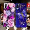 Phone Case For Redmi 9A Case Fashion Butterfly Soft TPU Back Cover For Xiaomi Redmi 9A Case Silicone Cover For Redmi 9A 9AT Bags