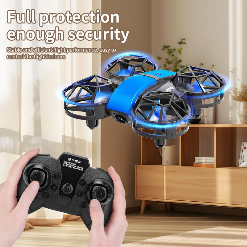 Portable Mini RC Drone Air Pressure Altitude Hold Full Protection 4-Axis Aircraft