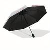 Hello Kitty, Friendship Automatic Open/Close Umbrella-Cute Umbrella with Cute Design, Portable 3-Fold Compact Umbrella for Men & Women, Hall