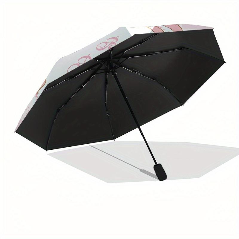 Hello Kitty, Friendship Automatic Open/Close Umbrella-Cute Umbrella with Cute Design, Portable 3-Fold Compact Umbrella for Men & Women, Hall