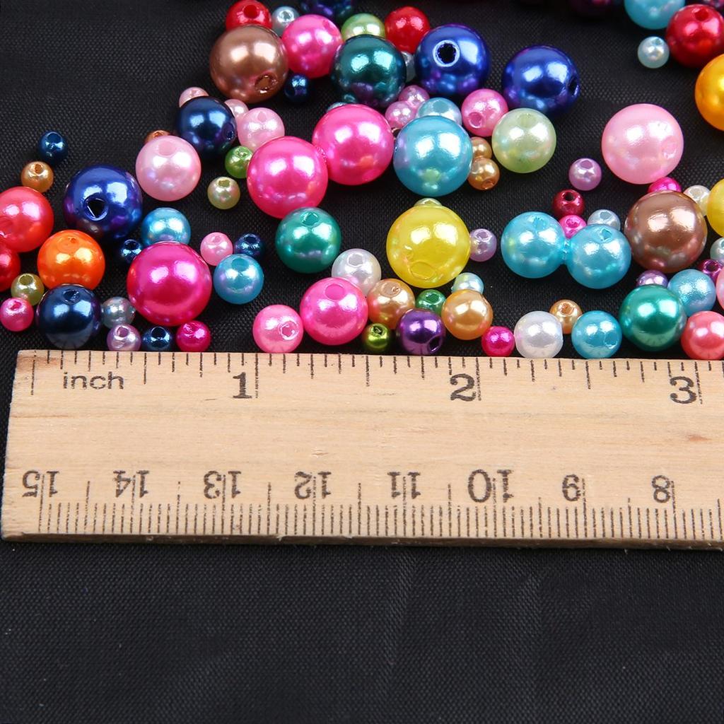 30-200 шт./пакет акриловые полихроматические круглые свободные бусины DIY браслет ожерелье аксессуары для изготовления ювелирных изделий