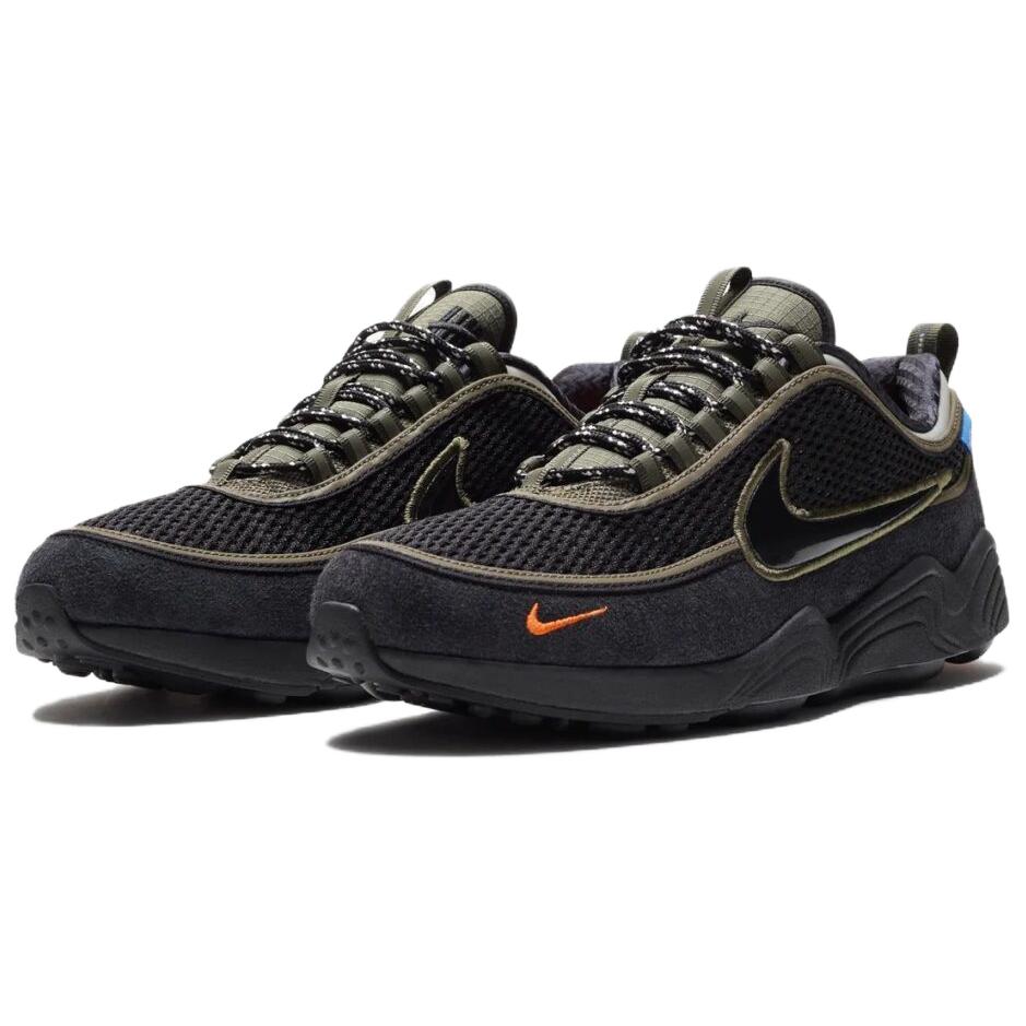 Undefeated x Nike Air Zoom Spiridon SP Хаки Карго Мужские Кроссовки Зеленый Черный HV4847-300