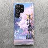 Эстетичный Аниме Пейзаж Чехол для Телефона Для Samsung Galaxy S25 S24 S23 Ultra S22 Plus S21 S20 FE S10 + S25Ultra S24U Мягкий Чехол-Оболочка