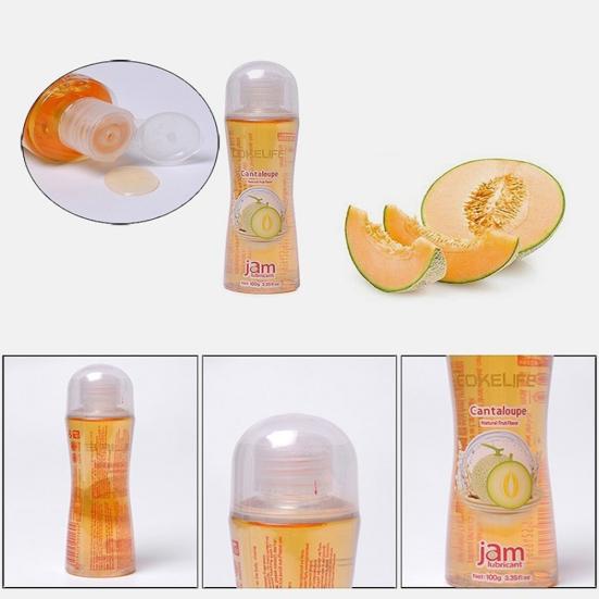 100г Съедобный фруктовый вкус Смазка для тела для улучшения секса пар на водной основе