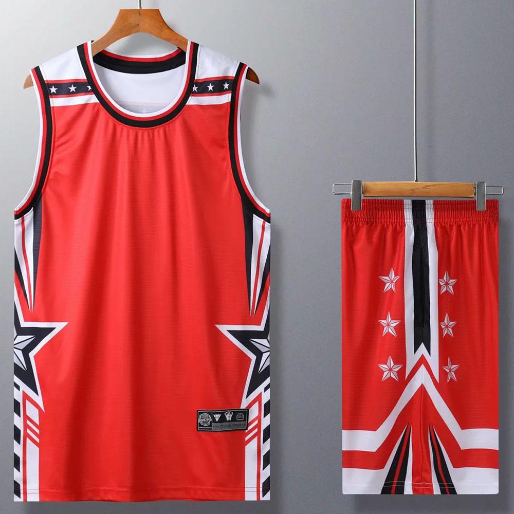 Men Basketball Jersey Set Youth Cheap Basketball Training Shirt Shorts UniformWomen Uniforms Sports Suits