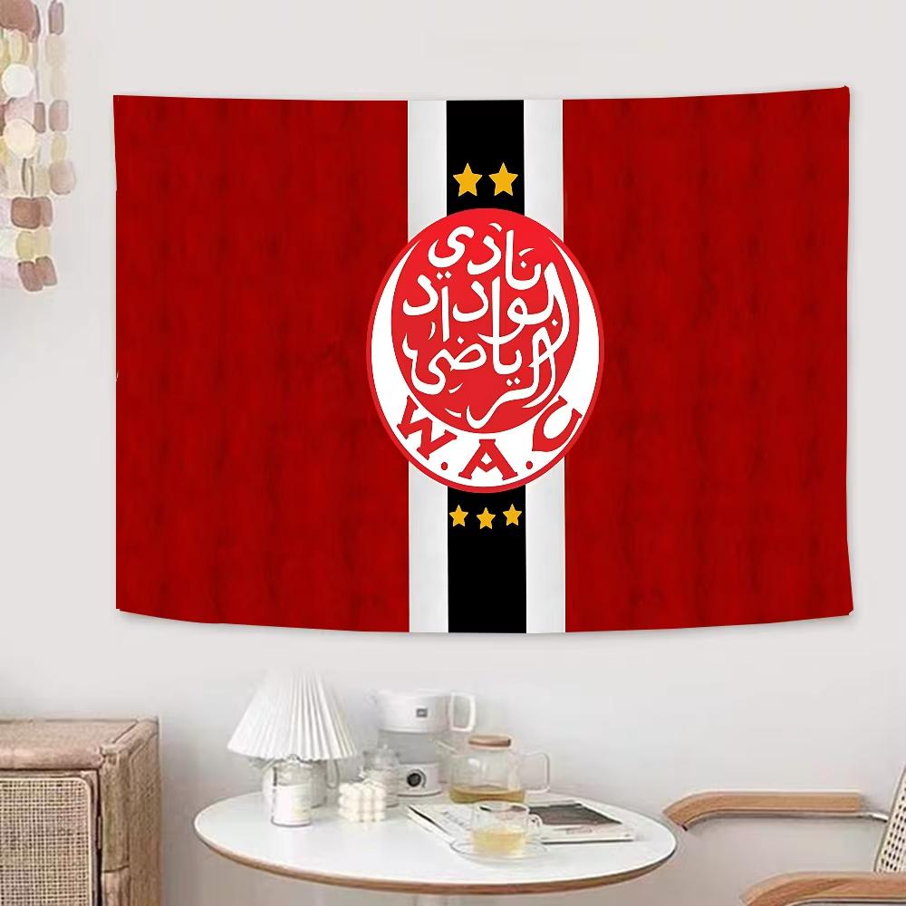 Wydad Athletic Club LOGO Chart Tapestry For Living Room Home Dorm Decor Art Home Decor