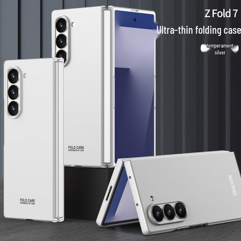 Ультратонкий матовый чехол для телефона Samsung ZFold7: Модный, Однотонный, Складной Защитный Чехол