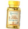 Витамин Е, Альфа-Токоферол, Vitamin E-200, 100гелкапс (36367023)