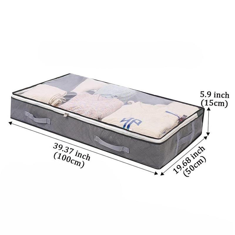 Durable Non-woven Fabric Bedside Storage Box For Clothing And Other Miscellaneous Items