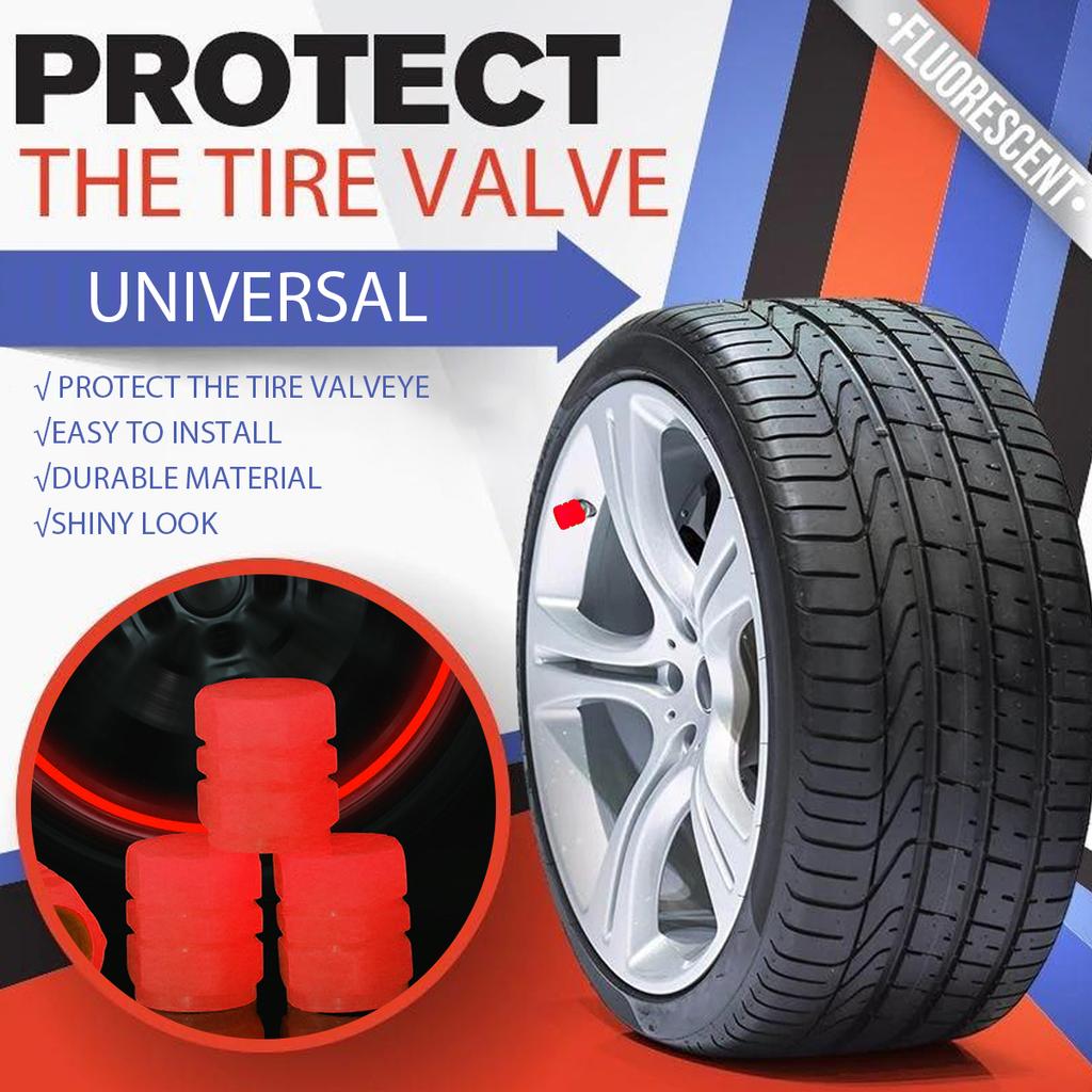 Флуоресцентные ночные светящиеся колпачки клапанов автомобильные светящиеся колпачки клапанов шин крышка штока клапана авто флуоресцентный декор грузовик внедорожник мотоциклы