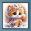 5D DIY Полная Круглая Выкладка Частичная AB Алмазная Живопись Набор Животные Искусство Декор Поделка Детские Подарки Новогодние Подарки Подарки для Взрослых