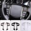 For Land Rover Discovery 4 LR4 For RR Sport 10-13 For Freelander 2 2013-2015 Steering Wheel Cover Trim Stickers Car Accessories