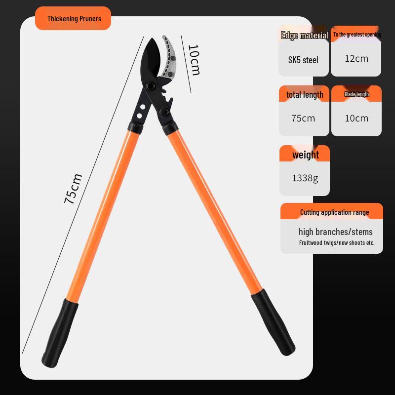 Heavy Duty Extendable Pruning Shears - SK5 Coarse Branch & Fruit Tree Pruner for Landscaping & Gardening