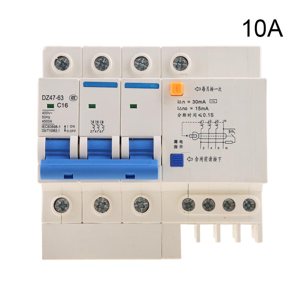Din Rail Mount Current Circuit Breaker with Overload Overvoltage for Protection Leakage Surge Protector Multi-models