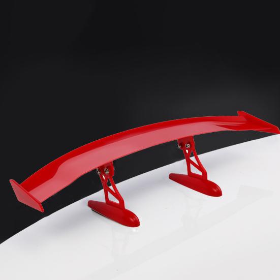 Мини-крошечный спойлер на багажник без перфорации, самоклеящийся сплошной цвет, универсальный автомобильный задний хвост