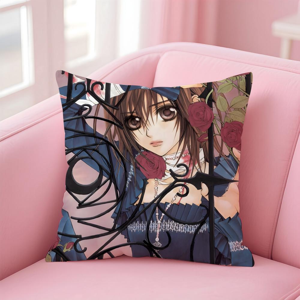 Модная наволочка для подушки с принтом аниме «Рыцарь-Вампир» (V-Vampire Knight), короткий плюш, скрытая молния, чехол для подушки на диван в комнату